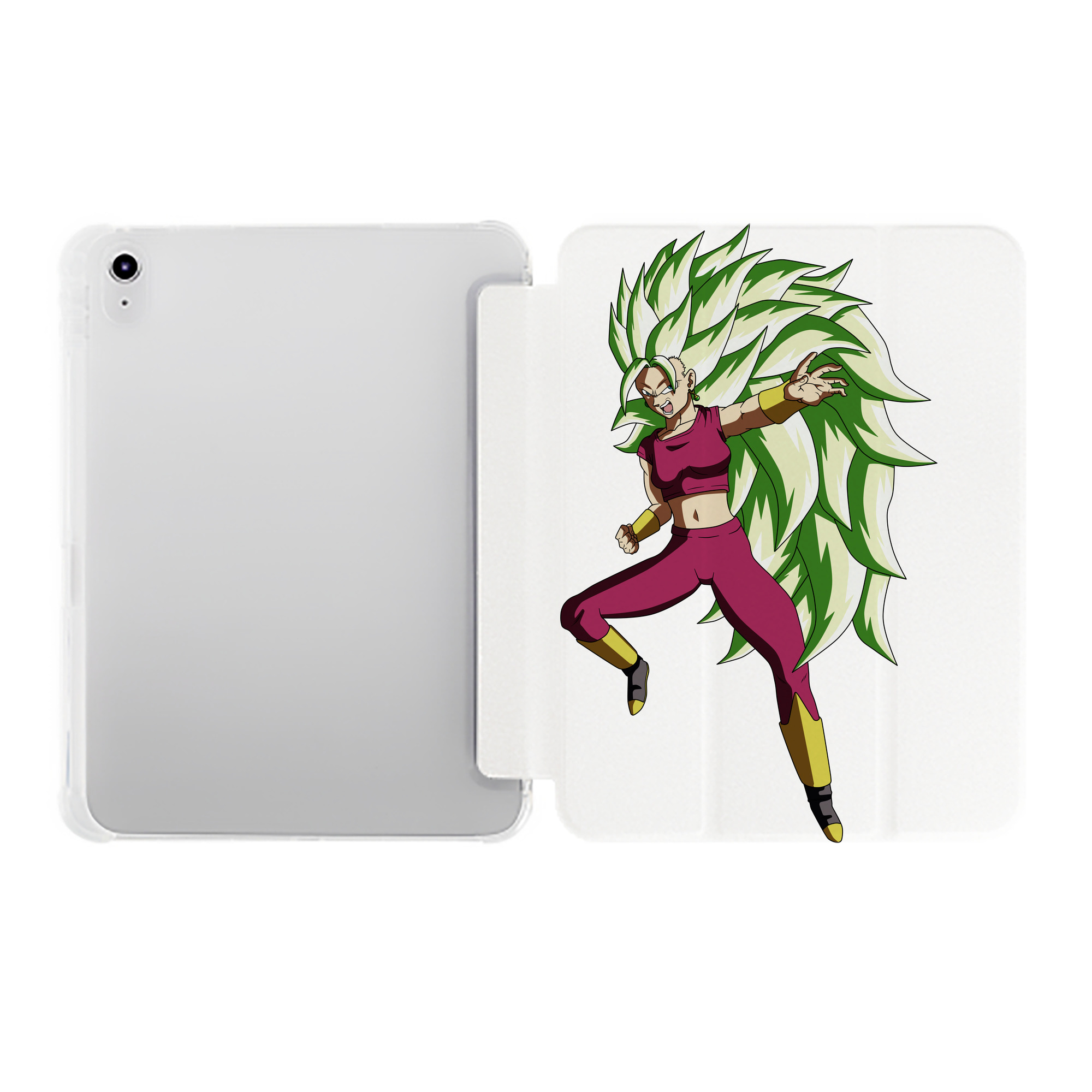 （画像用） ドラゴンボール DRAGON BALL IPad ケース ペン収納付き 三つ折りスタンド PUレザー×シリコン 対応機種9.5/10.5/10.9インチ